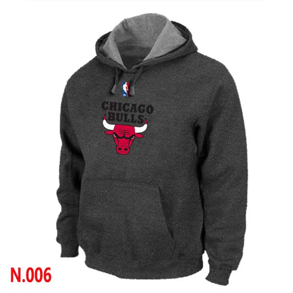 Mens Chicago Bulls D.Grey Pullover Hoodie